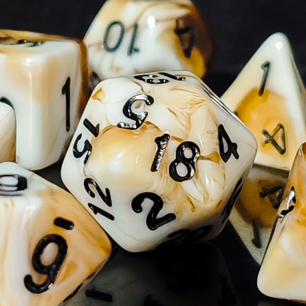 Dice Set Polyhedral - Wyprzedaż błyskawiczna na ograniczony czas! 7-częściowy