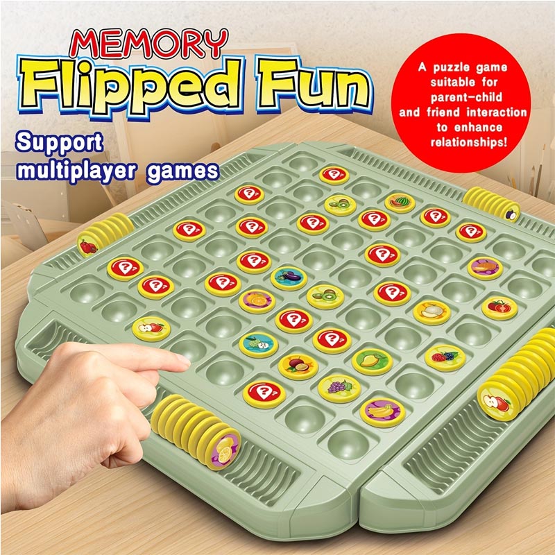 Board Game Flip 7 - Interaktywna gra planszowa Fruit Flip Chess,