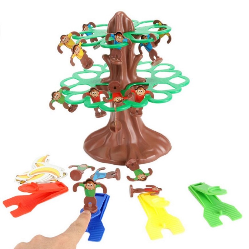 Board Game Flip 7 - Zabawna gra planszowa Happy Jumping Monkey
