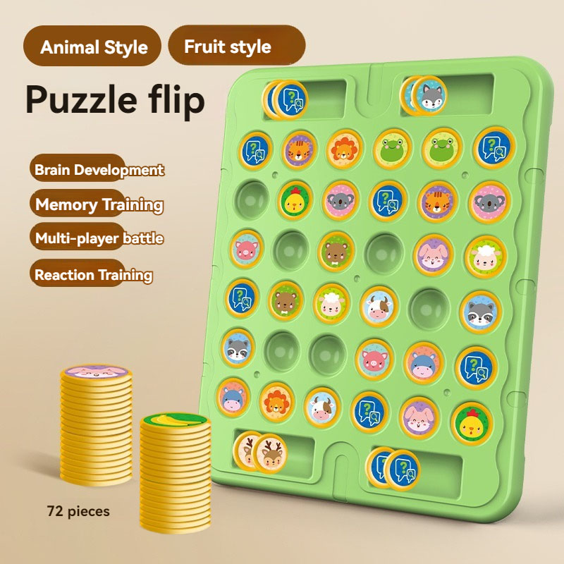 Board Game Flip 7 - Nowe zwierzęce flip szachy gry planszowe