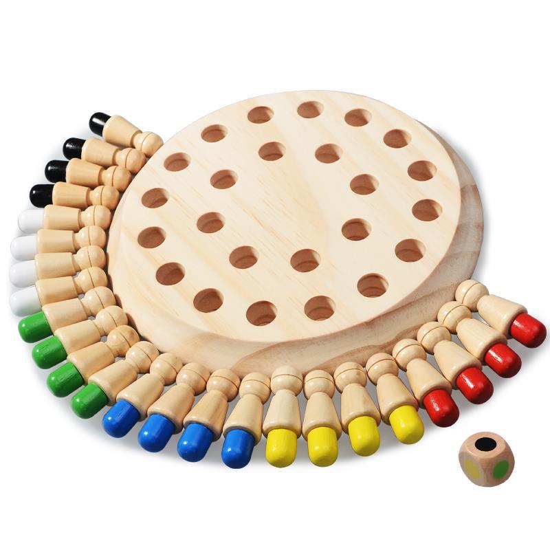 Board Game Life - Drewniane puzzle zabawki Montessori edukacyjne nauka