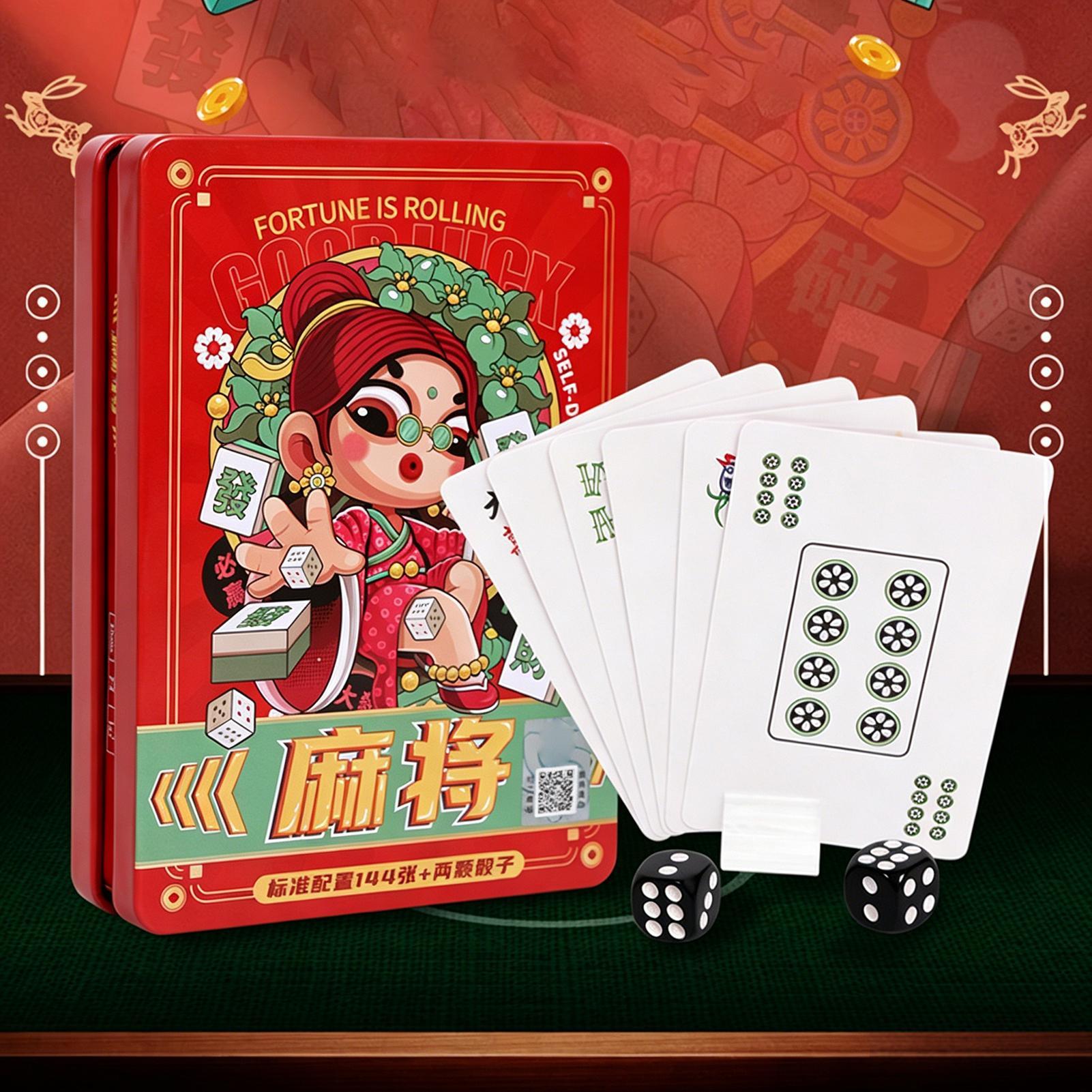 Card Game Deck - Karty do gry Mahjong, gra rodzinna,