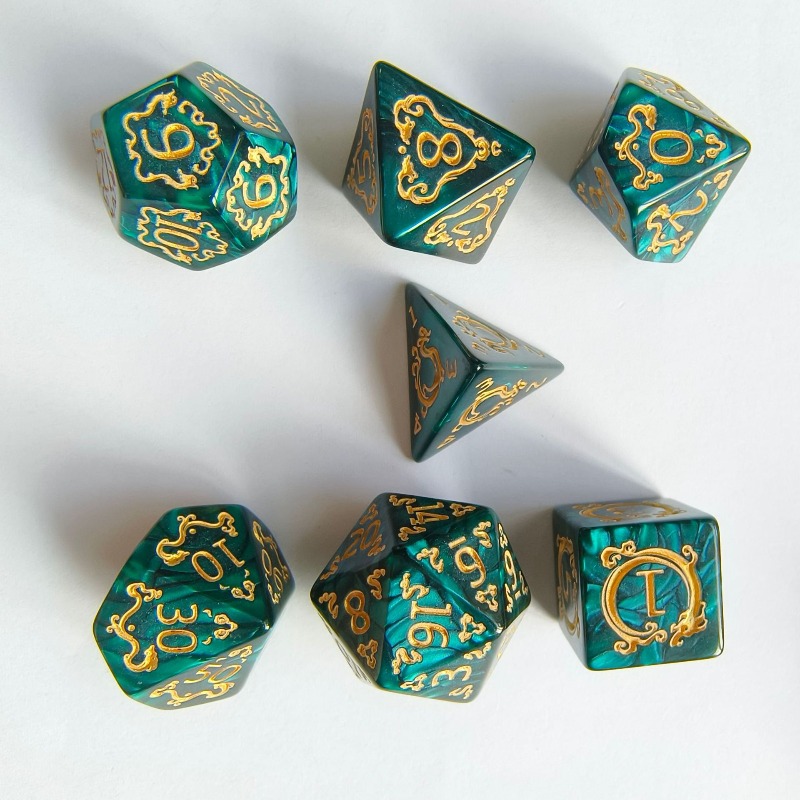 7-częściowy zestaw wielościano – Dice Set Polyhedral recenzja i cena