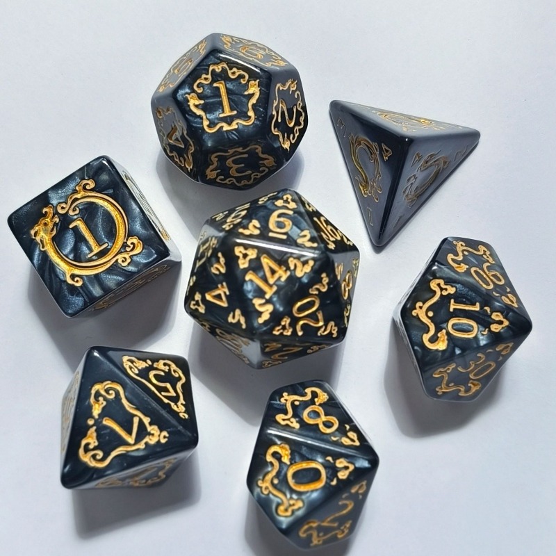 7-częściowy zestaw wielościano – Dice Set Polyhedral recenzja i cena