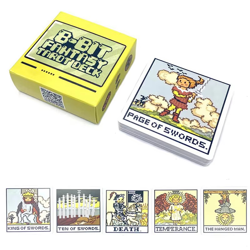 8-bitowa karta tarota fantasy, – Board Game Life recenzja i cena