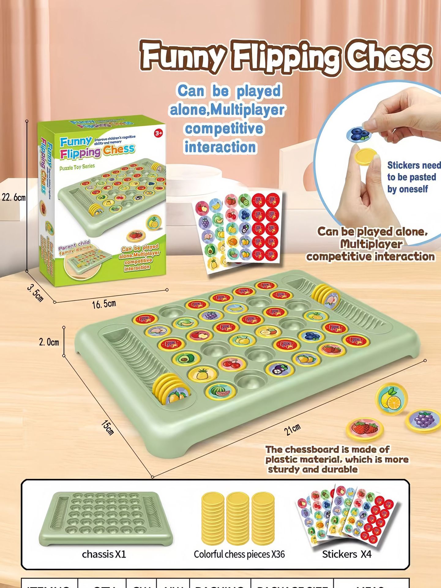 Gra w szachy z przekładaną pla – Board Game Flip 7 recenzja i cena