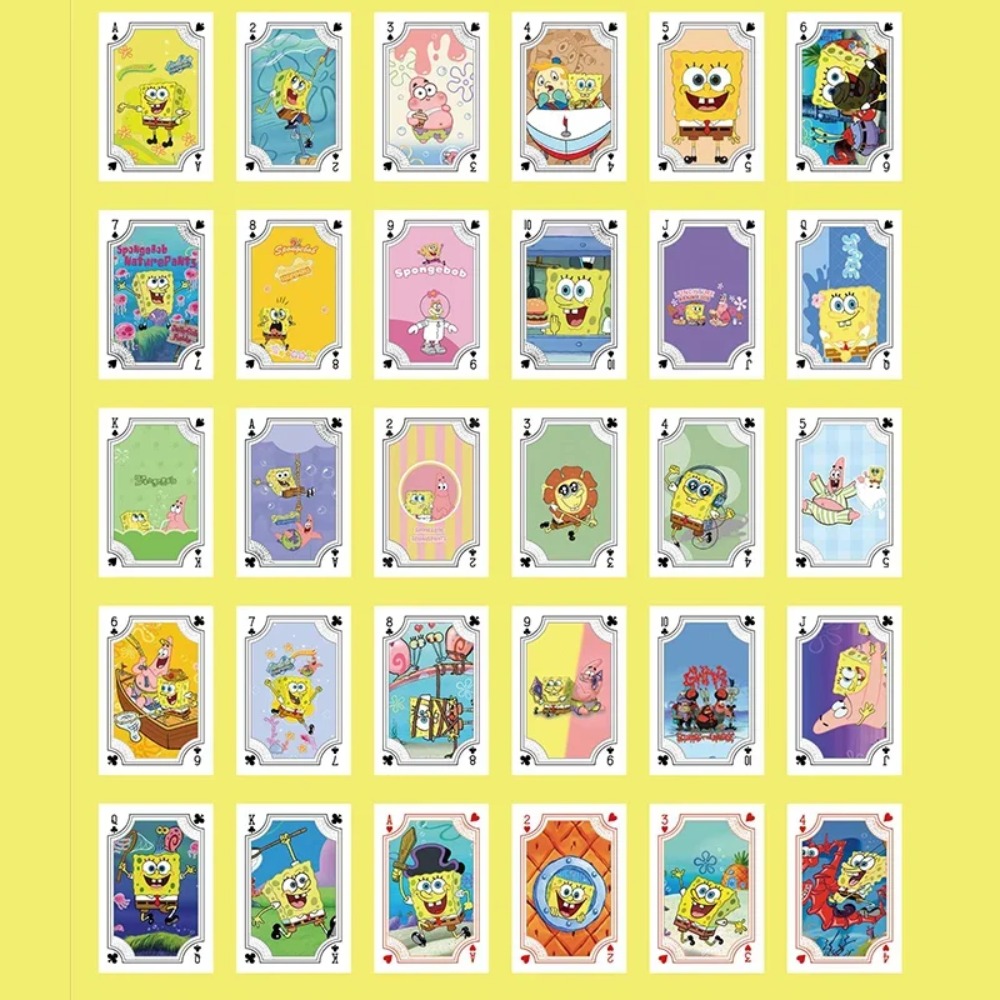 54 karty w pudełku SpongeBob A – Card Game Deck recenzja i cena