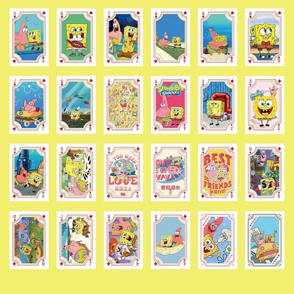 54 karty w pudełku SpongeBob A – Card Game Deck recenzja i cena