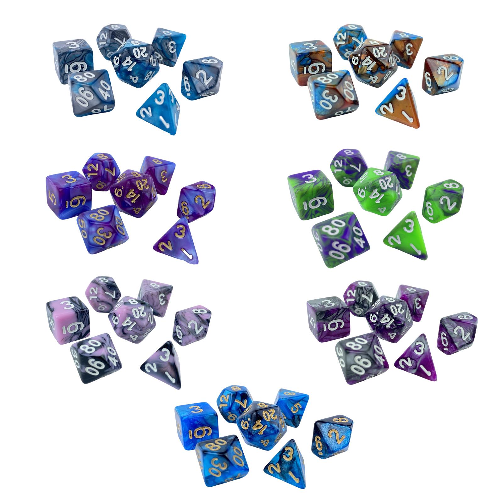 Zestaw pustych, wielościanowyc – Dice Set Polyhedral recenzja i cena