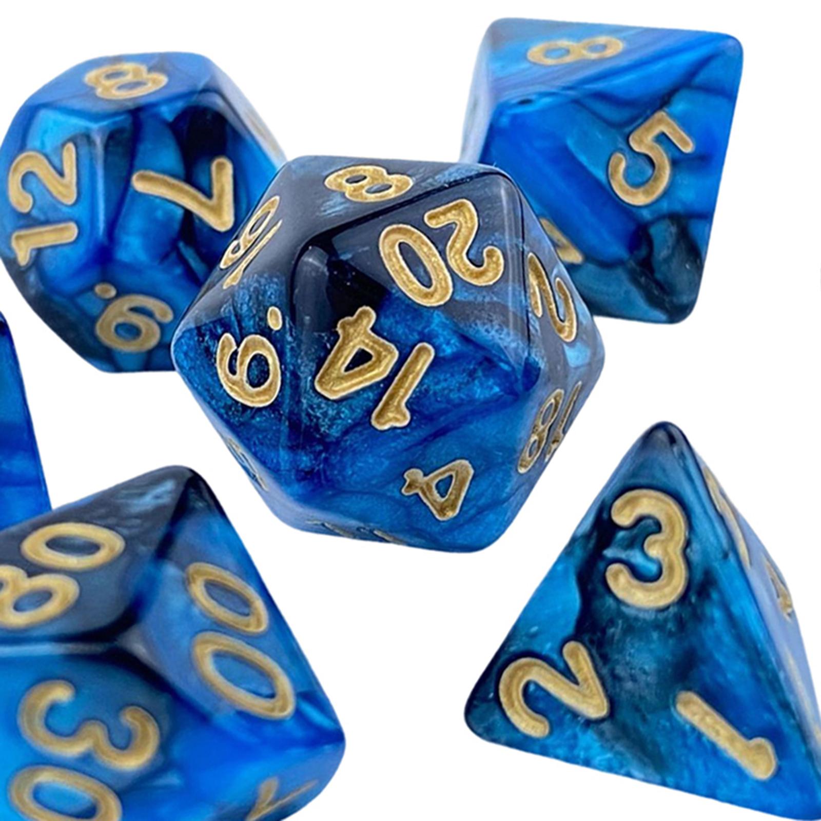 Zestaw pustych, wielościanowyc – Dice Set Polyhedral recenzja i cena