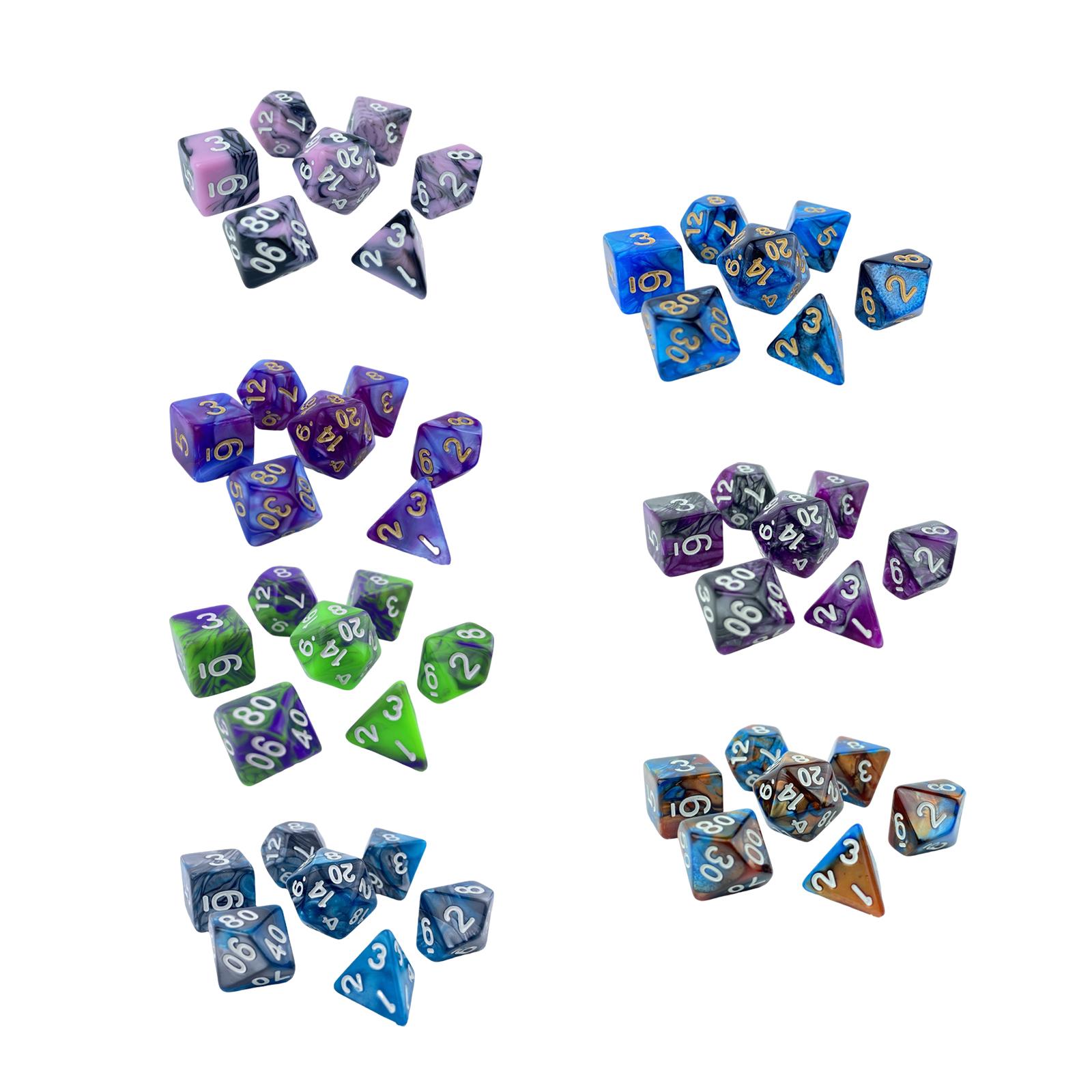 Zestaw pustych, wielościanowyc – Dice Set Polyhedral recenzja i cena