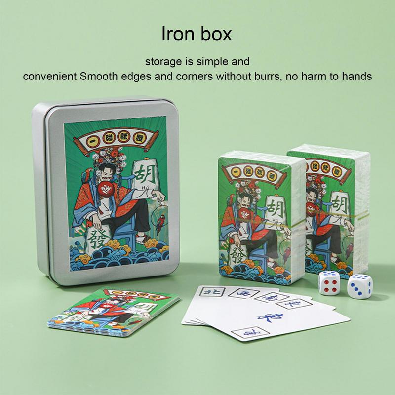Karty Mahjong gra rodzinna wod – Card Game Deck recenzja i cena