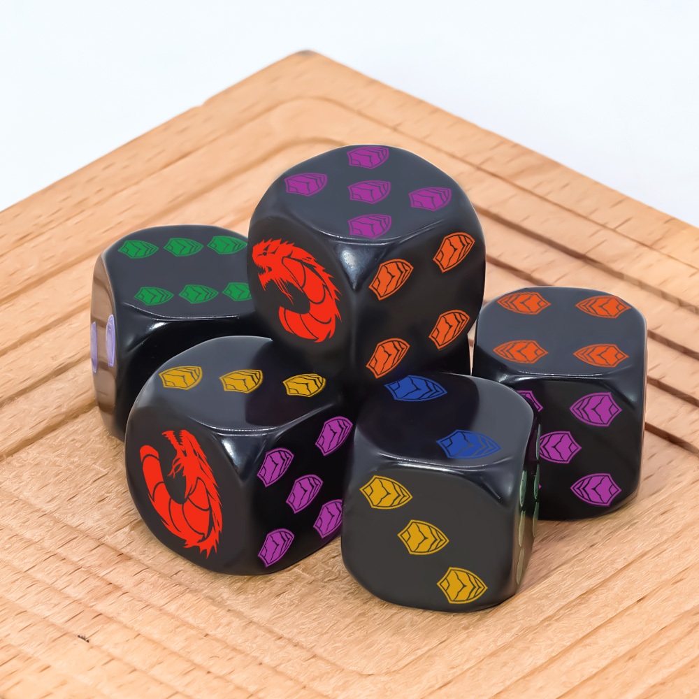 Zestaw 6 Sześciościennych Kost – Dice Set Polyhedral recenzja i cena
