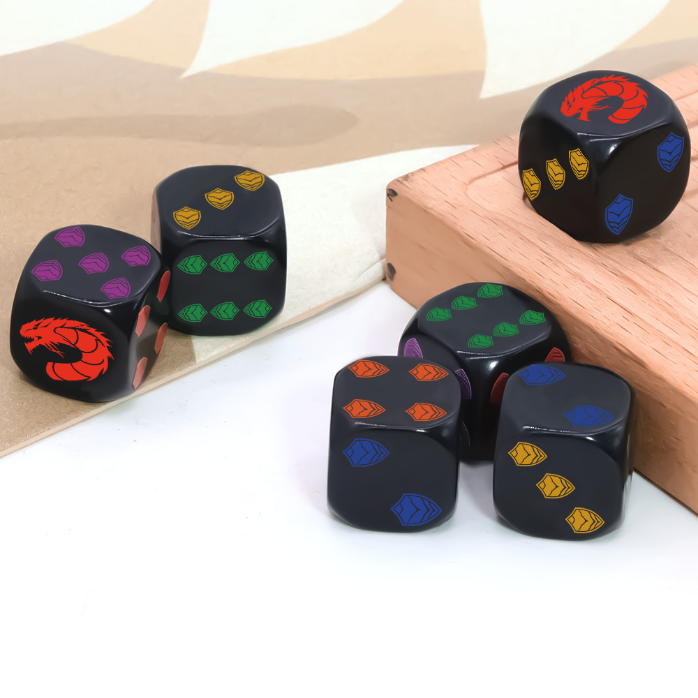 Zestaw 6 Sześciościennych Kost – Dice Set Polyhedral recenzja i cena