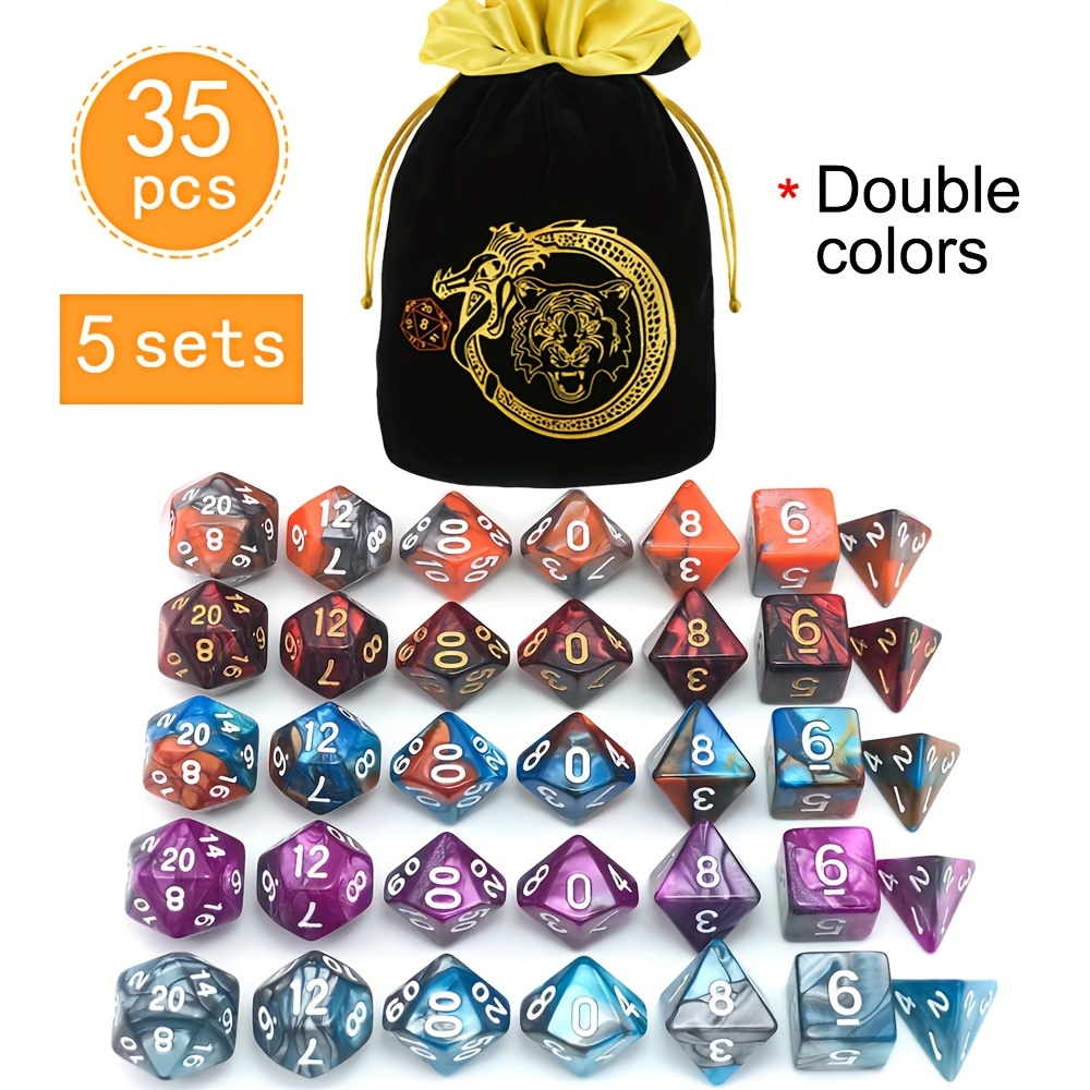Zestaw 5 kości wielościennej ( – Dice Set Polyhedral recenzja i cena
