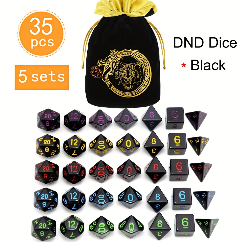 Zestaw 5 kości wielościennej ( – Dice Set Polyhedral recenzja i cena