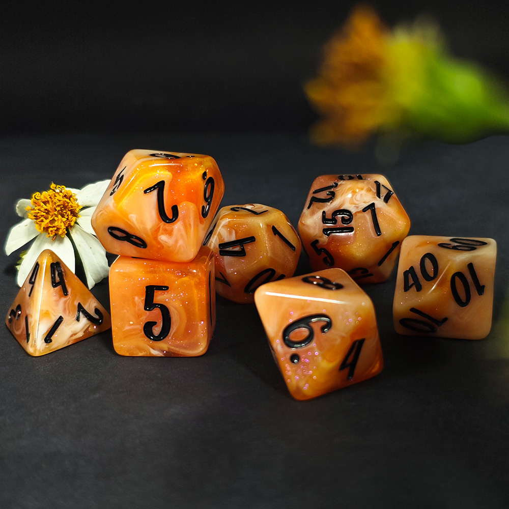 7-częściowy zestaw kości DND z – Dice Set Polyhedral recenzja i cena